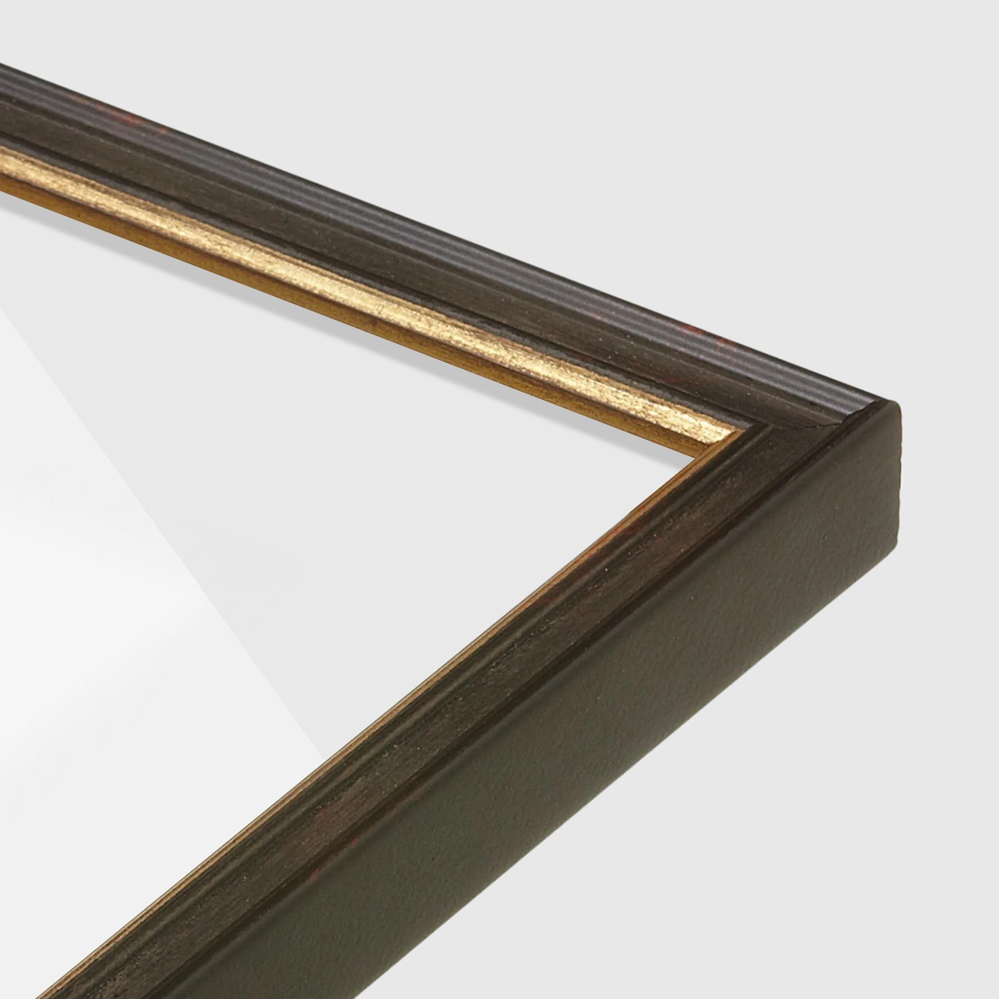 corner of the Black and Gold FAMILY Wall Frame