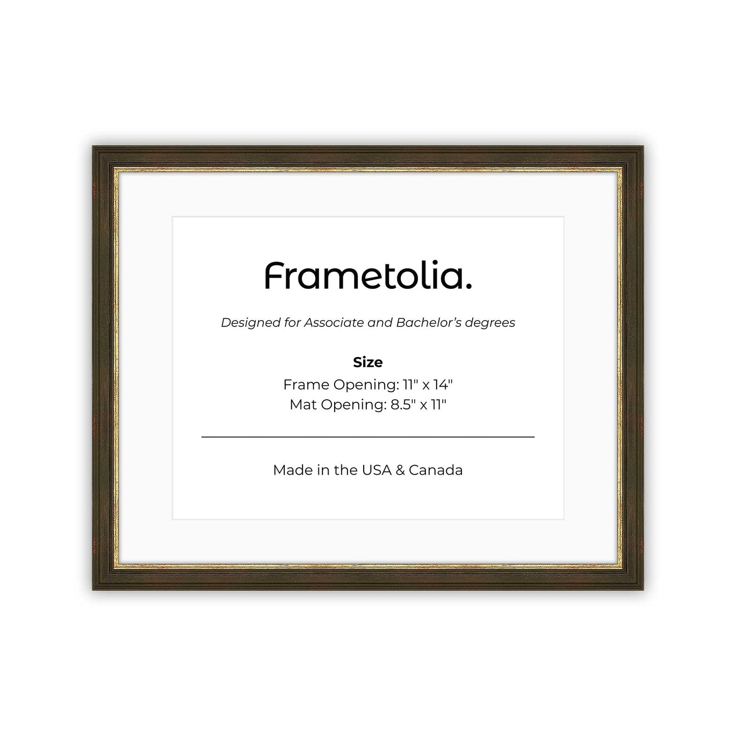 Black and Gold FAMILY Wall Frame