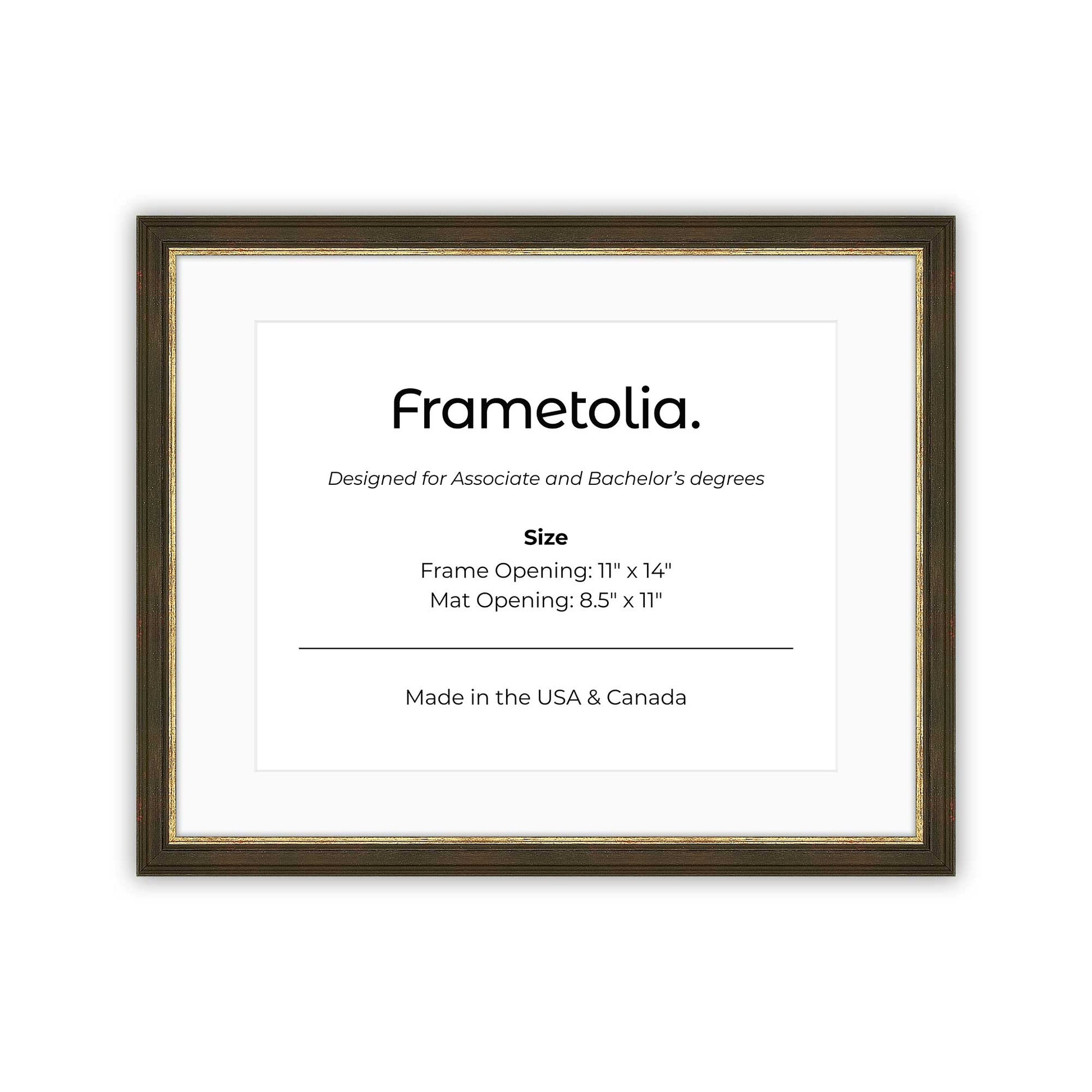 Black and Gold FAMILY Wall Frame