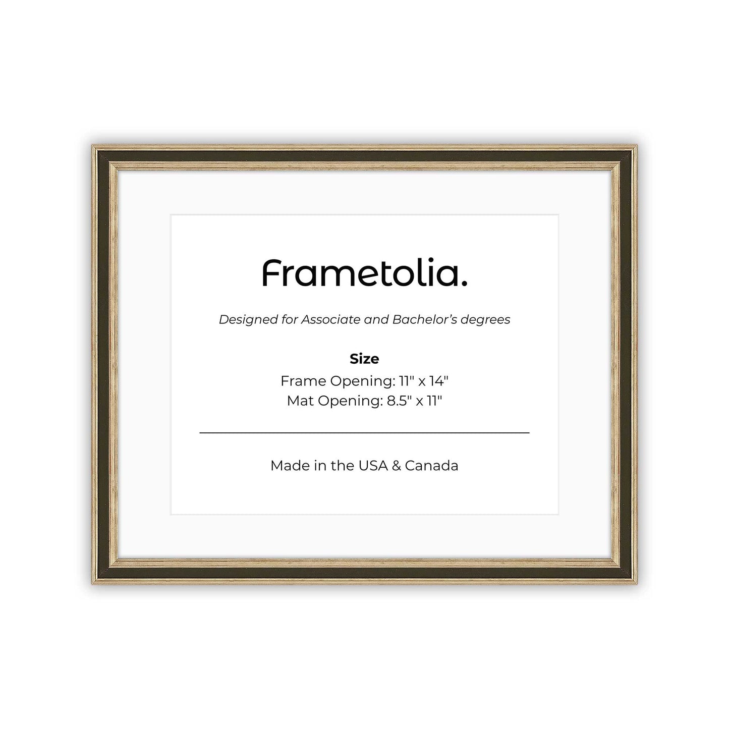 Gilded Silver FAMILY Wall Frame