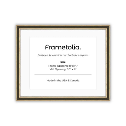 Gilded Silver FAMILY Wall Frame