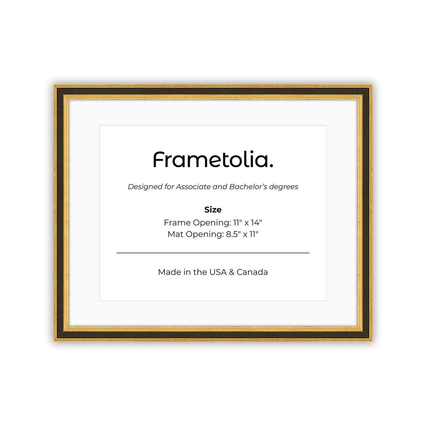 Gilded Gold FAMILY Wall Frame