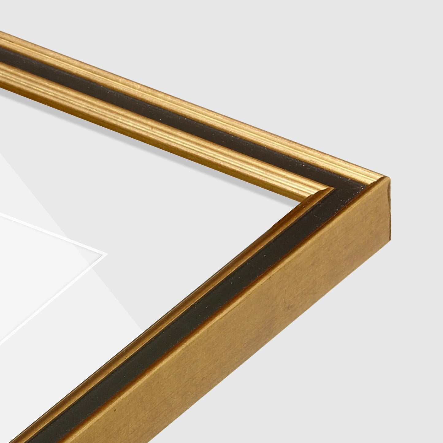corner of the Gilded Gold FAMILY Wall Frame