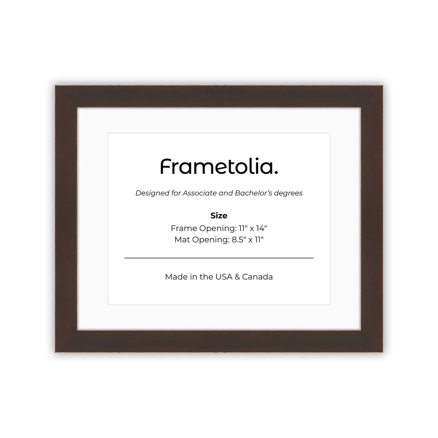 Mahogany FAMILY Wall Frame