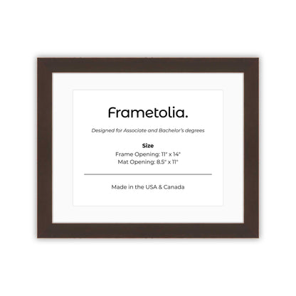 Mahogany FAMILY Wall Frame