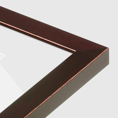 corner of the Mahogany FAMILY Wall Frame