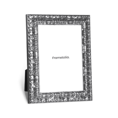 Shimmering Silver Leaf Medium Width Table Top Frame