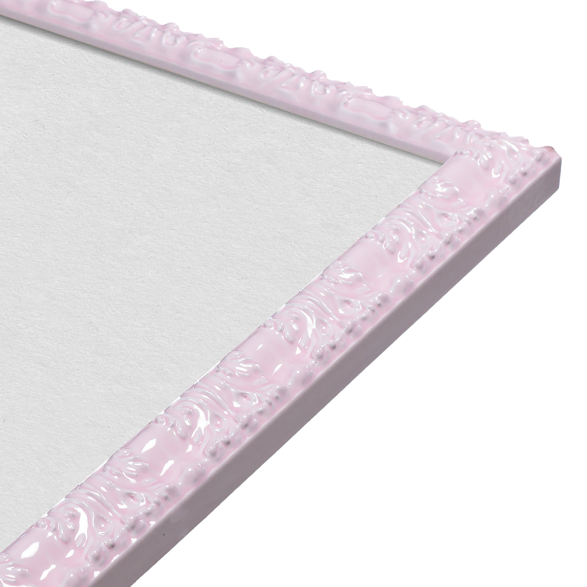 Corner of the Shimmering Rose Petal Renaissance Charm Medium Width Wall Frame