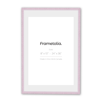 24" x 36" Shimmering Rose Petal Renaissance Charm Medium Width Wall Frame
