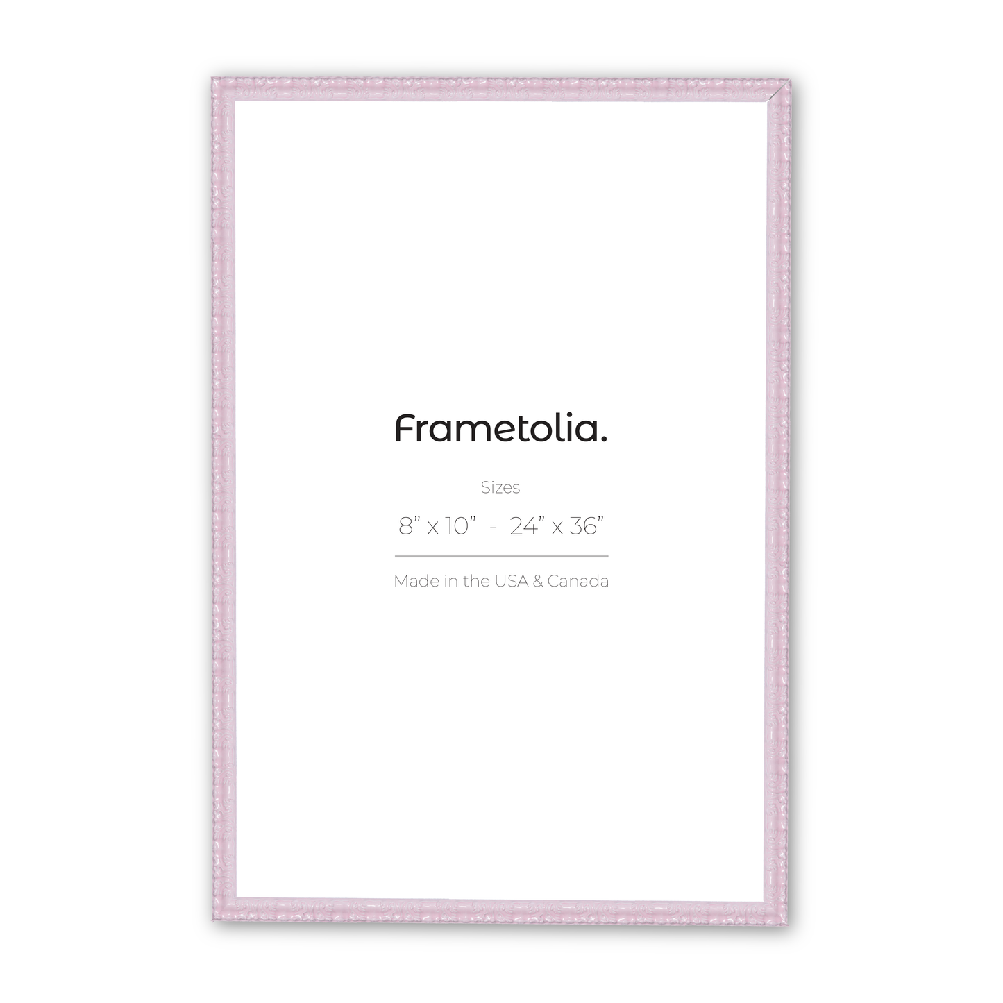 11" x 14" Shimmering Rose Petal Renaissance Charm Medium Width Wall Frame