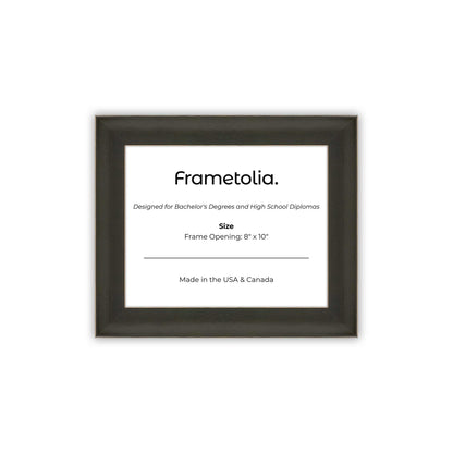 8" x 10" Village Coal FAMILY Diploma Frame - No Mat
