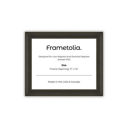 11" x 14" Village Coal FAMILY  Diploma Frame - No Mat