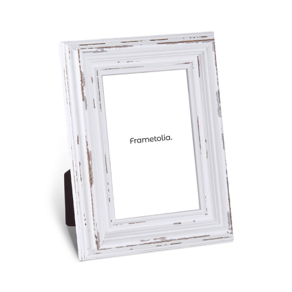 Rustic Off White Medium Width Table Top Frame