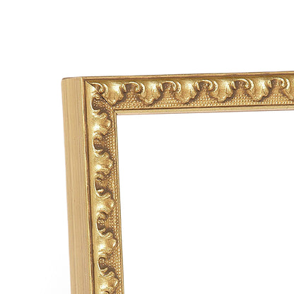 Gold Leaf Distressed Narrow Width Table Top Frame