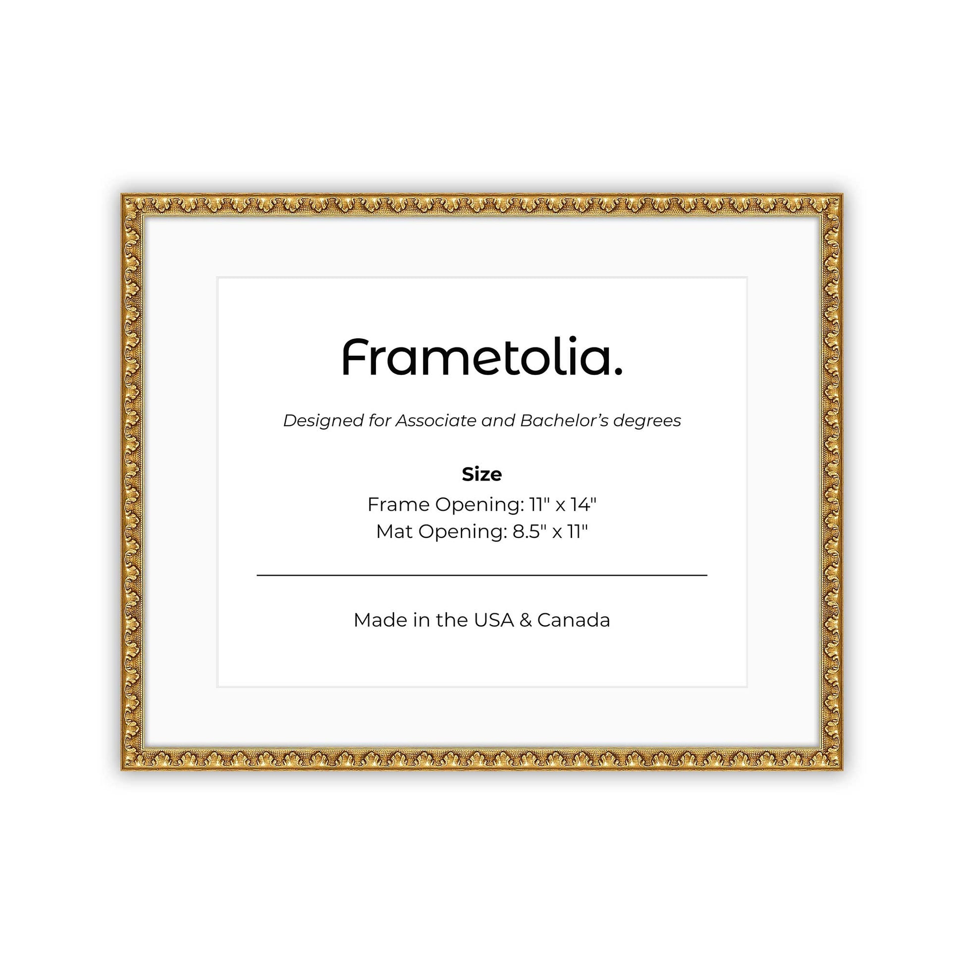 Gold Leaf FAMILY Wall Frame