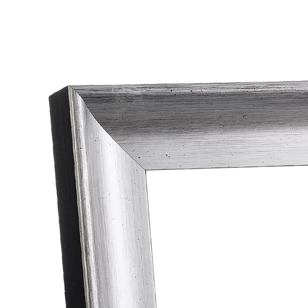 Rubbed Silver Classic Medium Width Table Top Frame