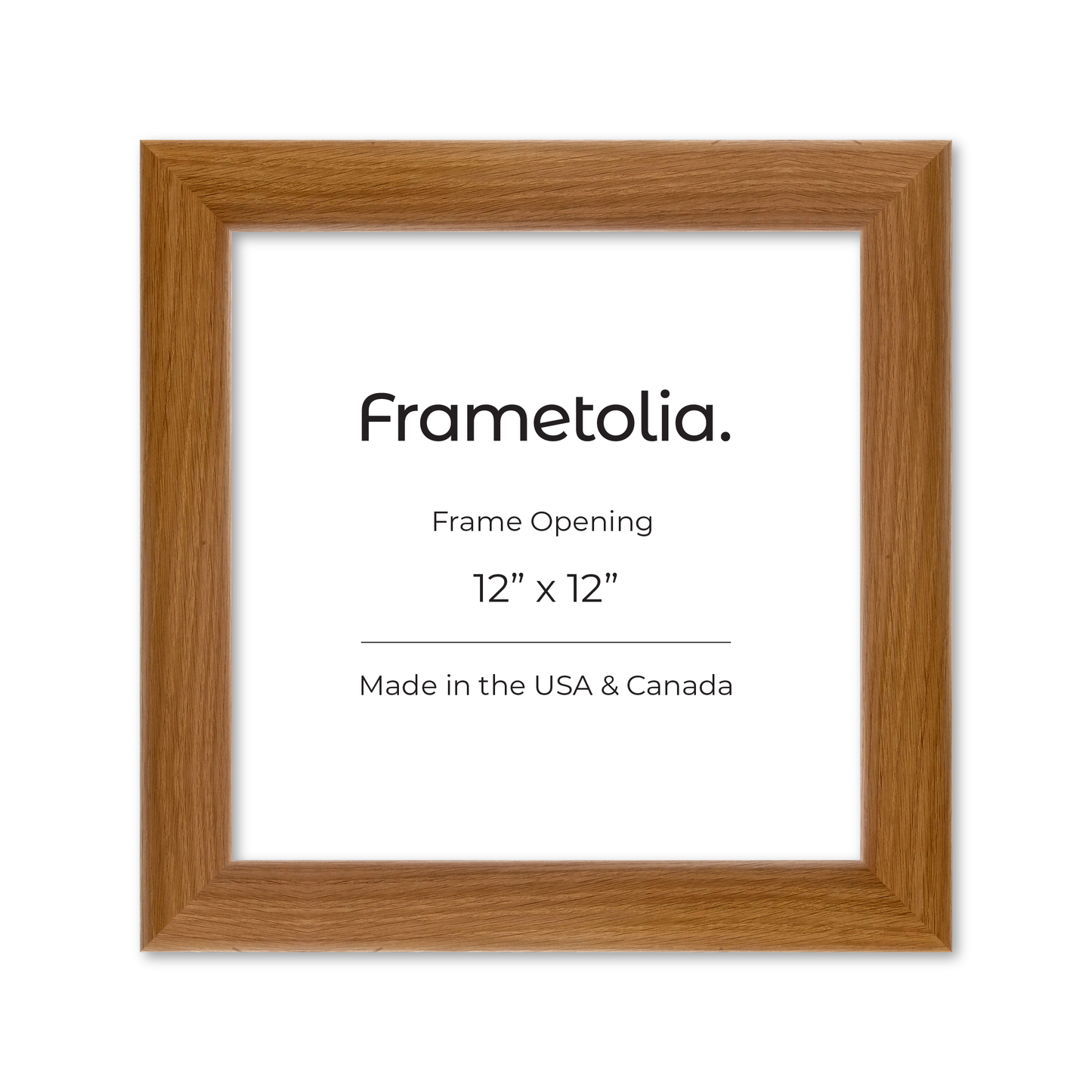 12" x 12" Light Oak Hudson Valley Wall Frame