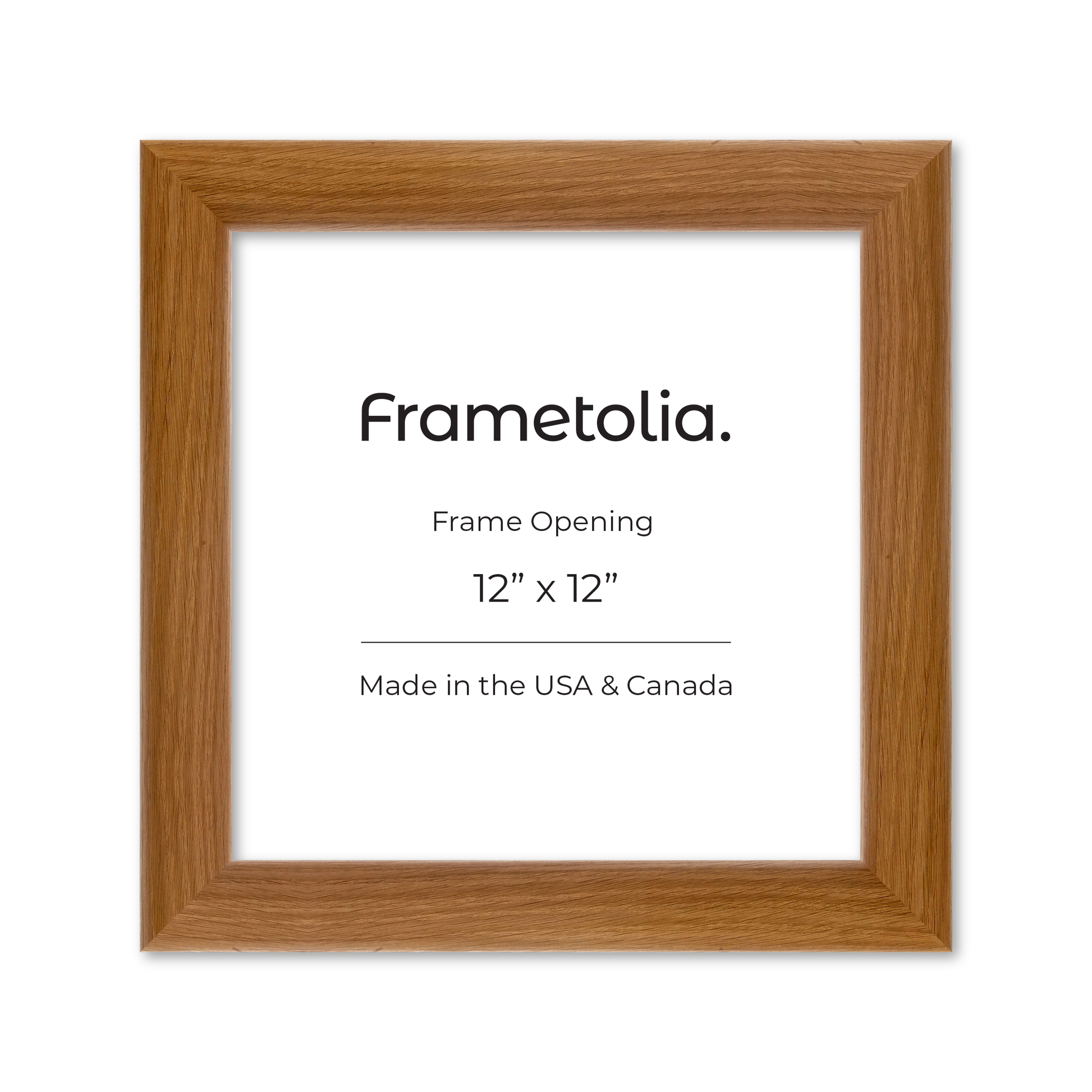 12" x 12" Light Oak Hudson Valley Wall Frame