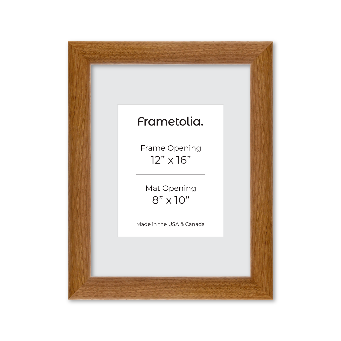 12" x 16" Light Oak Hudson Valley Wall Frame