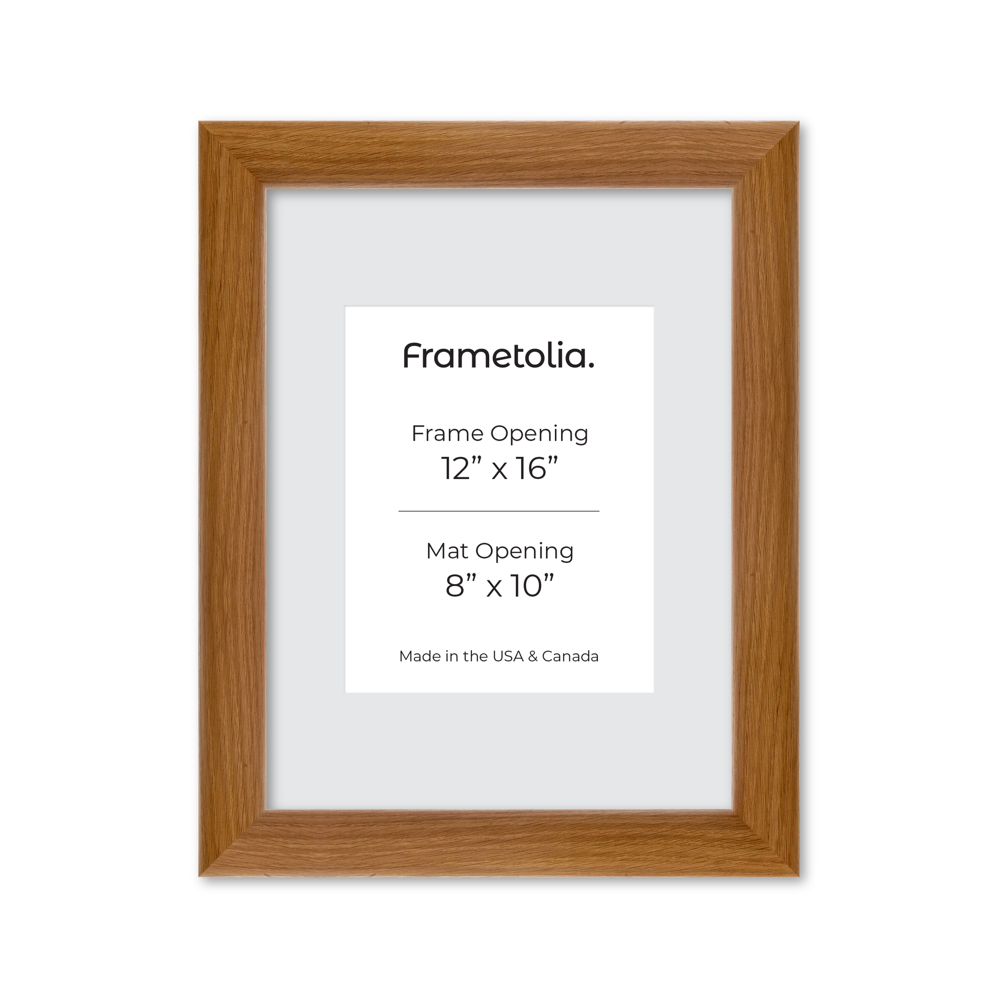 12" x 16" Light Oak Hudson Valley Wall Frame