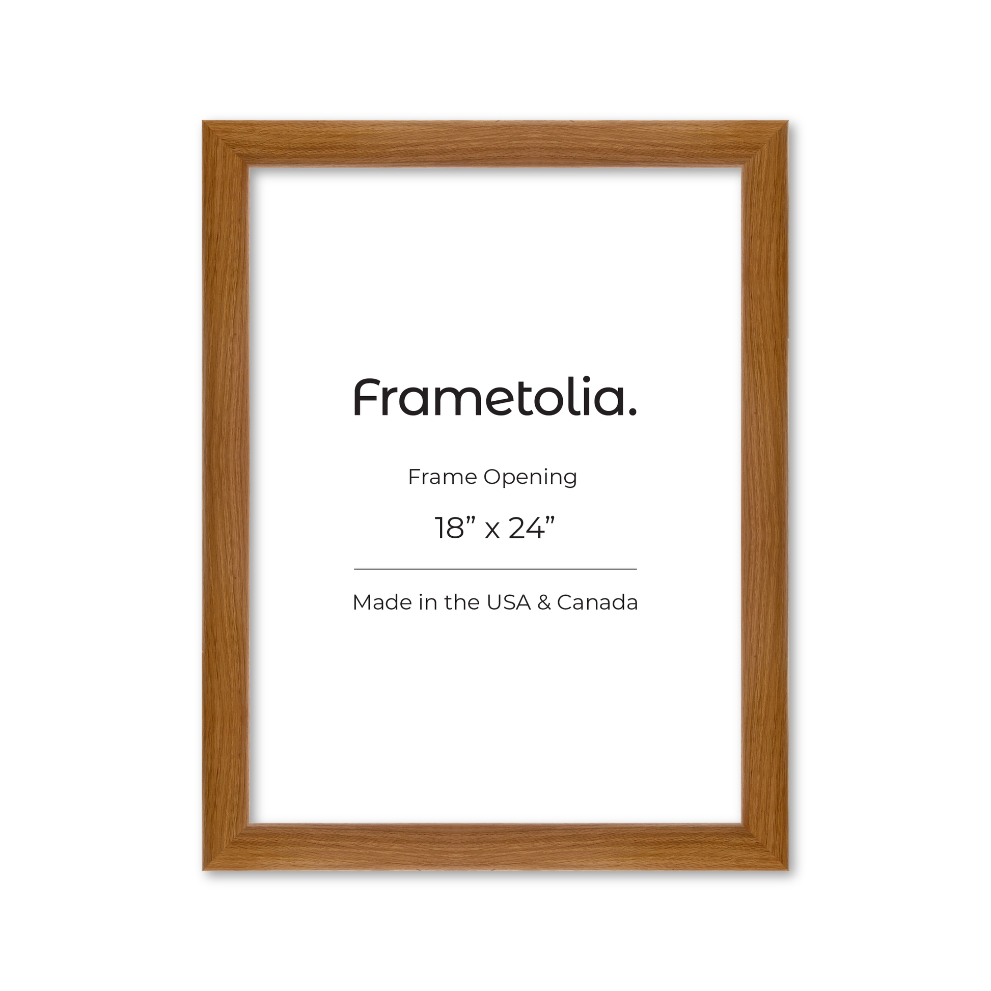 18" x 24" Light Oak Hudson Valley Wall Frame