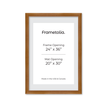 24" x 36" Light Oak Hudson Valley Wall Frame