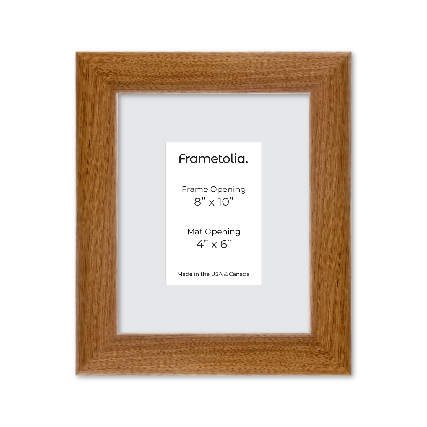 8" x 10" Light Oak Hudson Valley Wall Frame