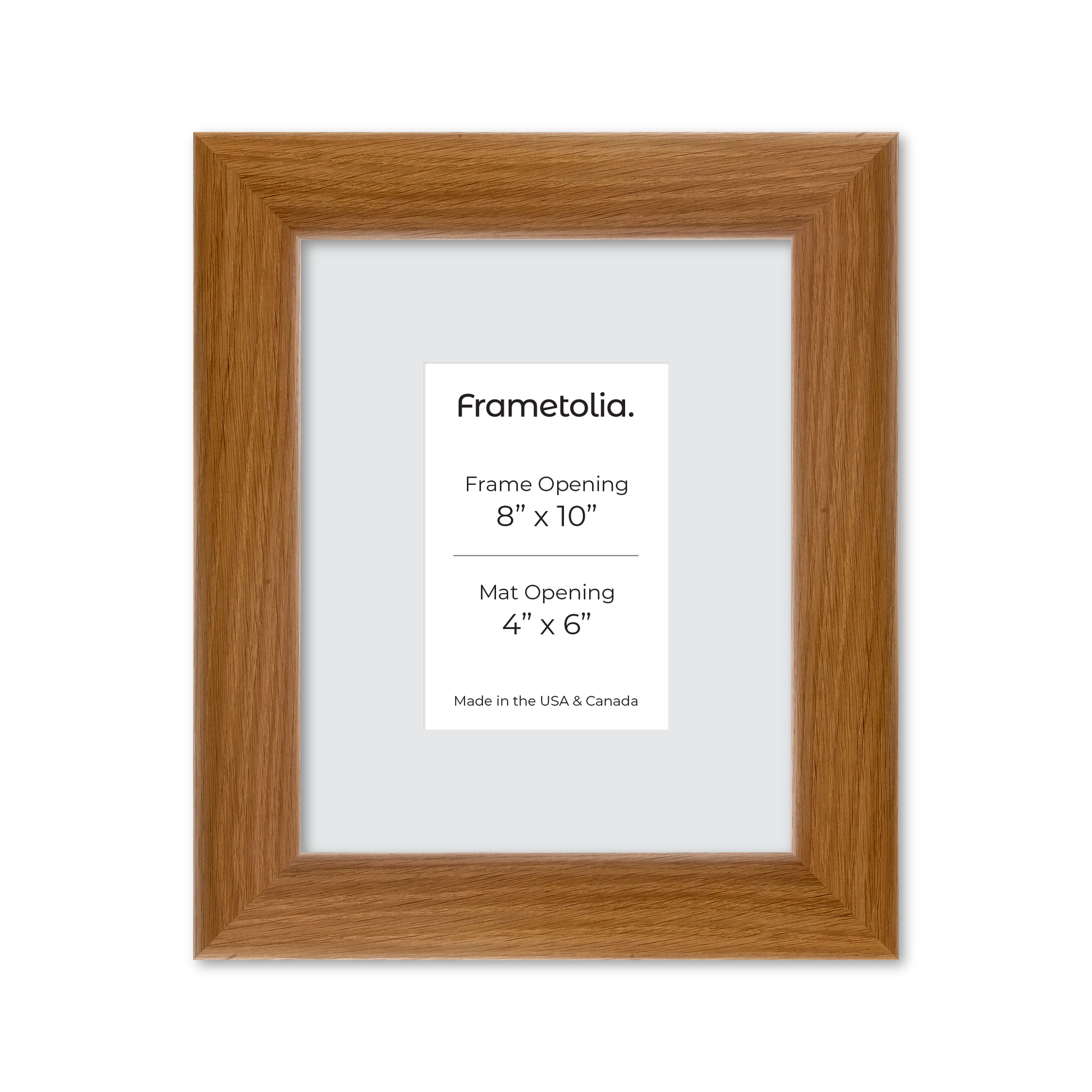 8" x 10" Light Oak Hudson Valley Wall Frame