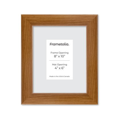 8" x 10" Light Oak Hudson Valley Wall Frame