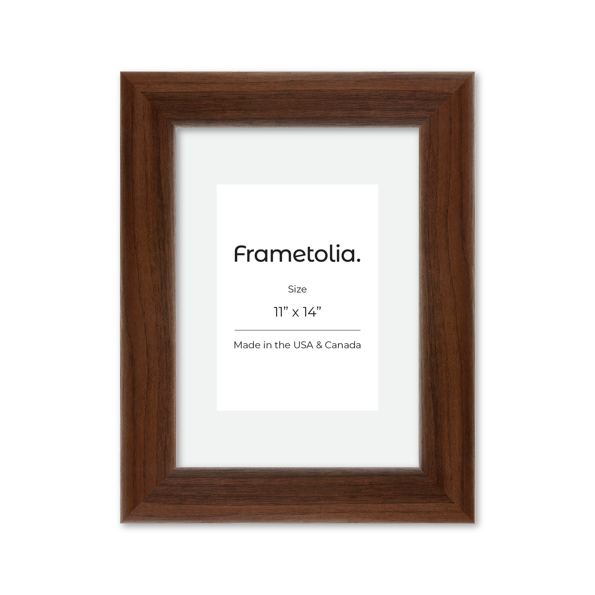 11" x 14" Dark Walnut Hudson Valley Wall Frame