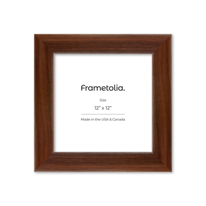 12" x 12" Dark Walnut Hudson Valley Wall Frame