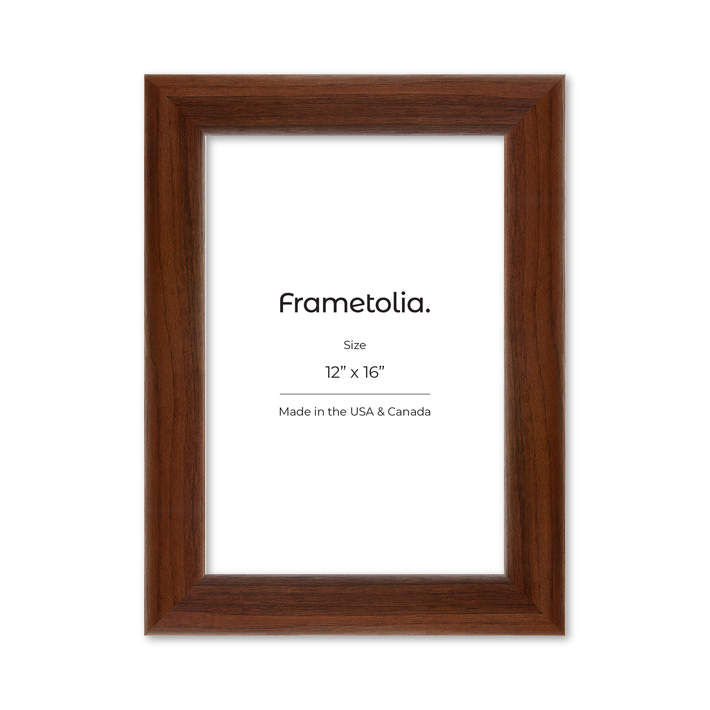 12" x 16" Dark Walnut Hudson Valley Wall Frame