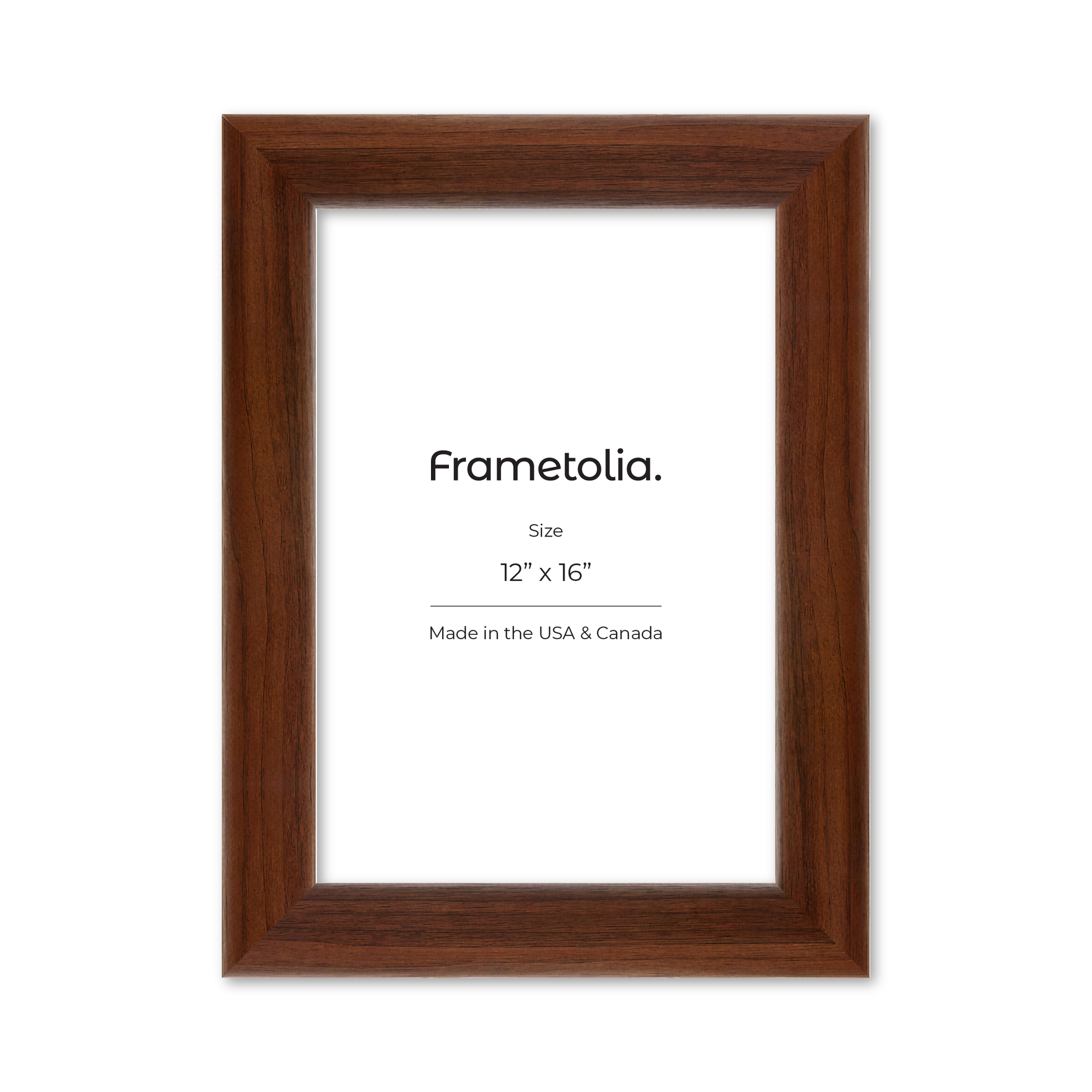 12" x 16" Dark Walnut Hudson Valley Wall Frame
