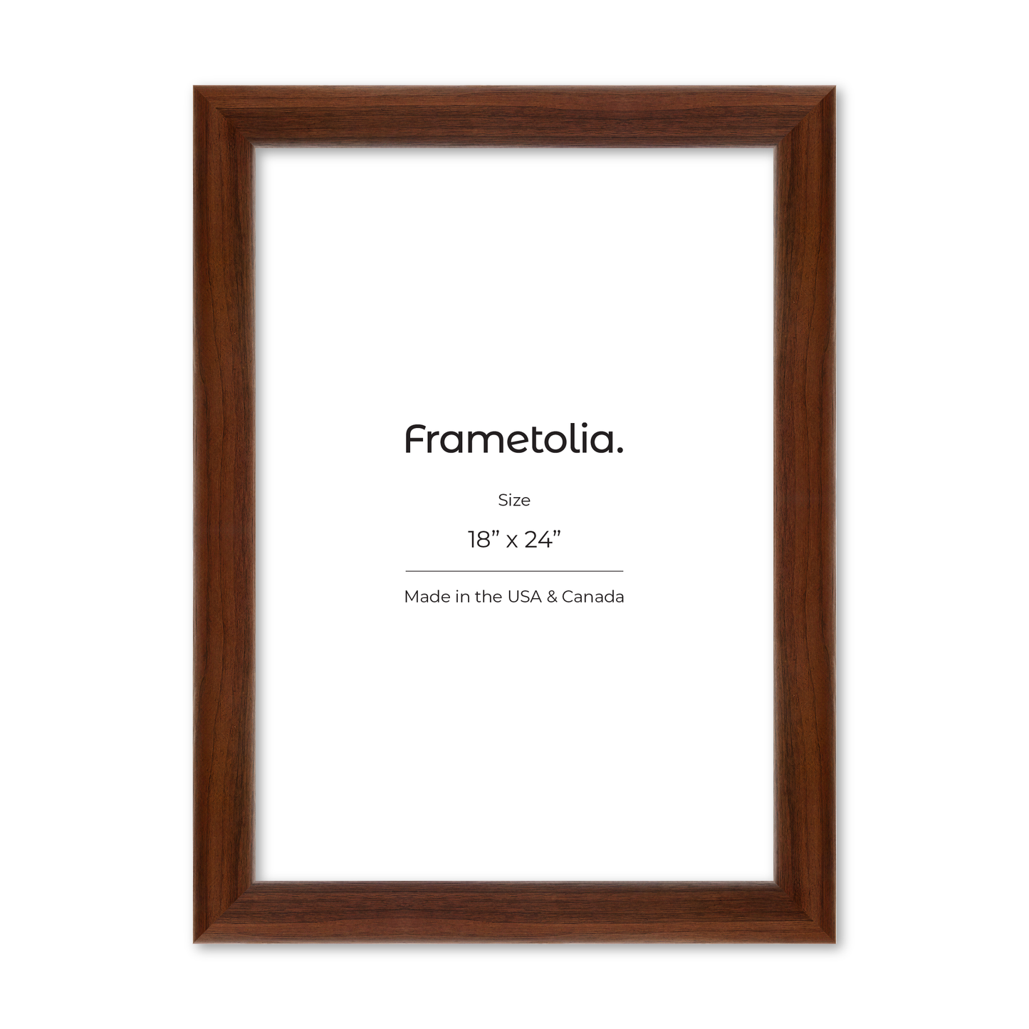 18" x 24" Dark Walnut Hudson Valley Wall Frame