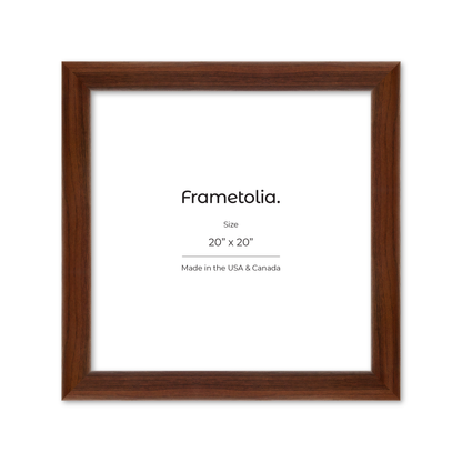 20" x 20" Dark Walnut Hudson Valley Wall Frame