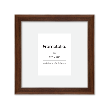 20" x 20" Dark Walnut Hudson Valley Wall Frame