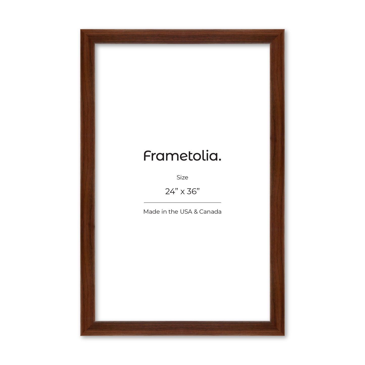 24" x 36" Dark Walnut Hudson Valley Wall Frame