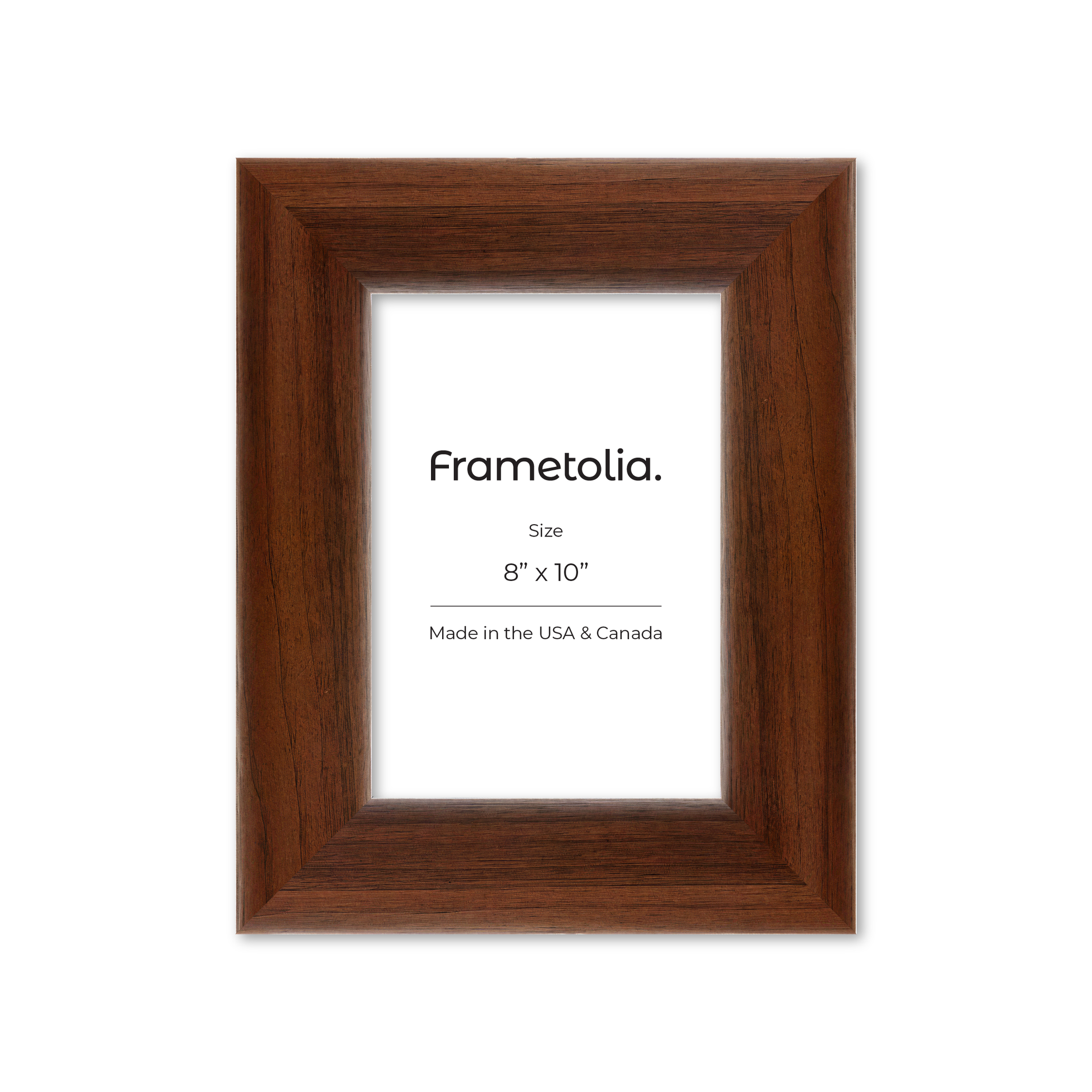 8" x 10" Dark Walnut Hudson Valley Wall Frame