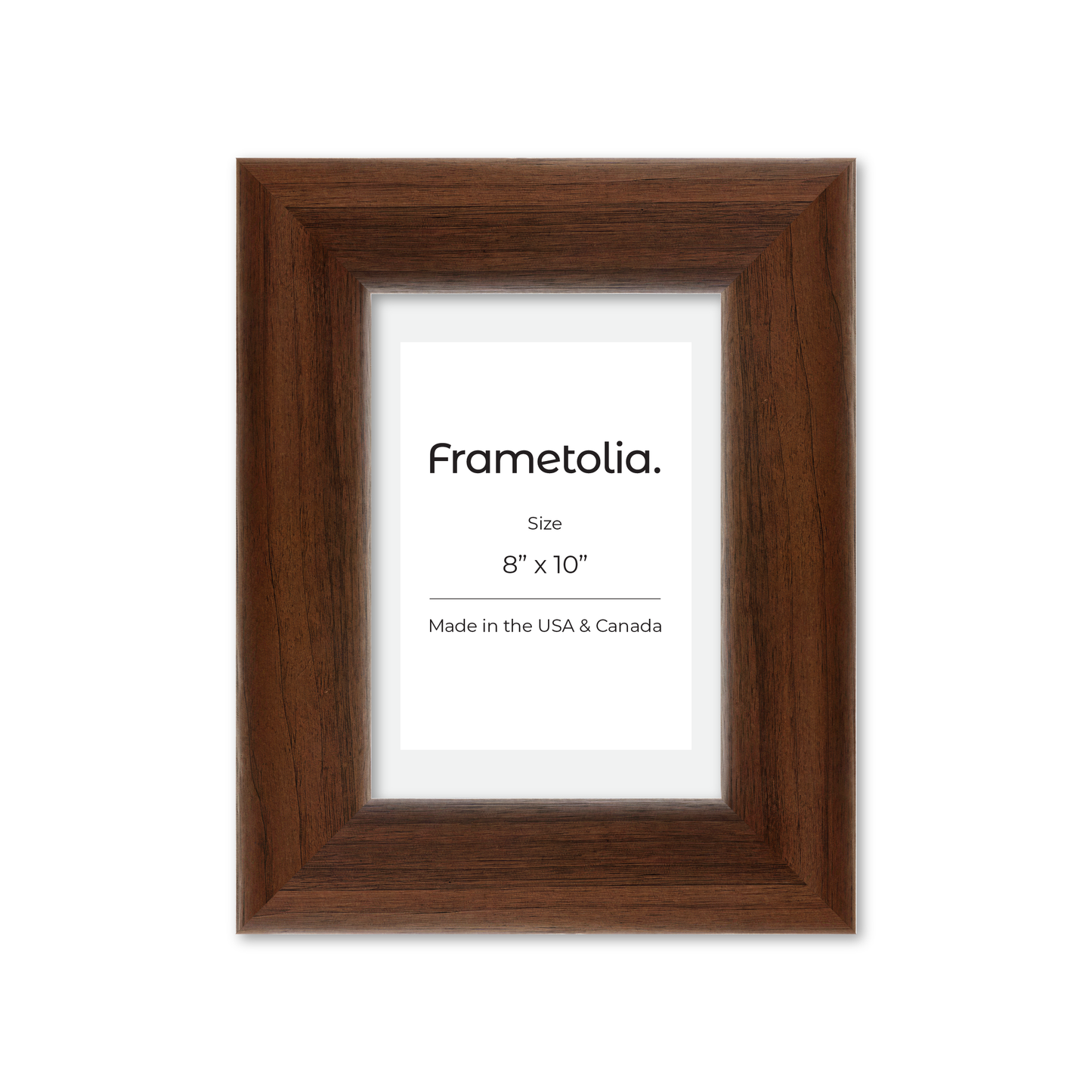 8" x 10" Dark Walnut Hudson Valley Wall Frame