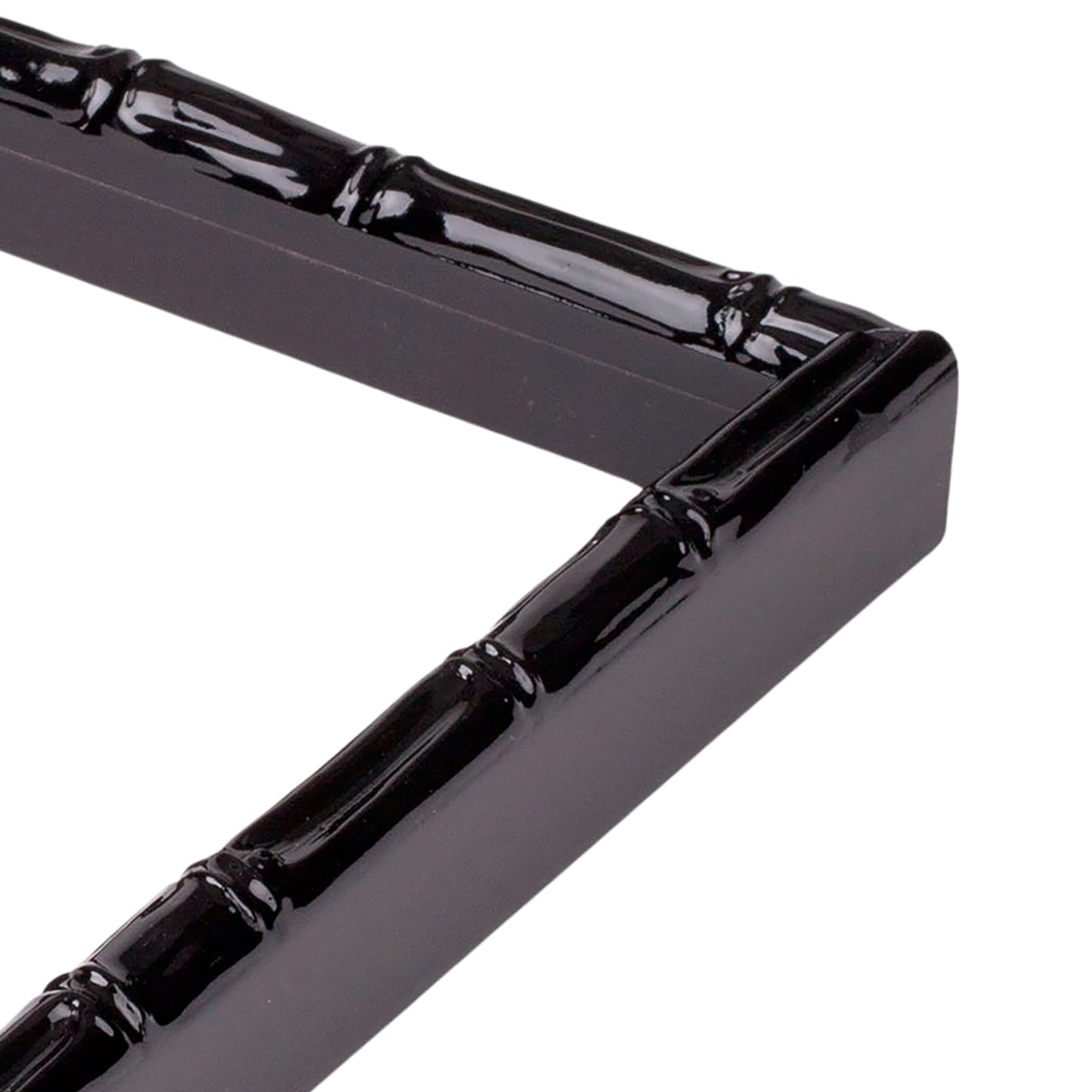 Shimmering Black Narrow Width Table Top Frame