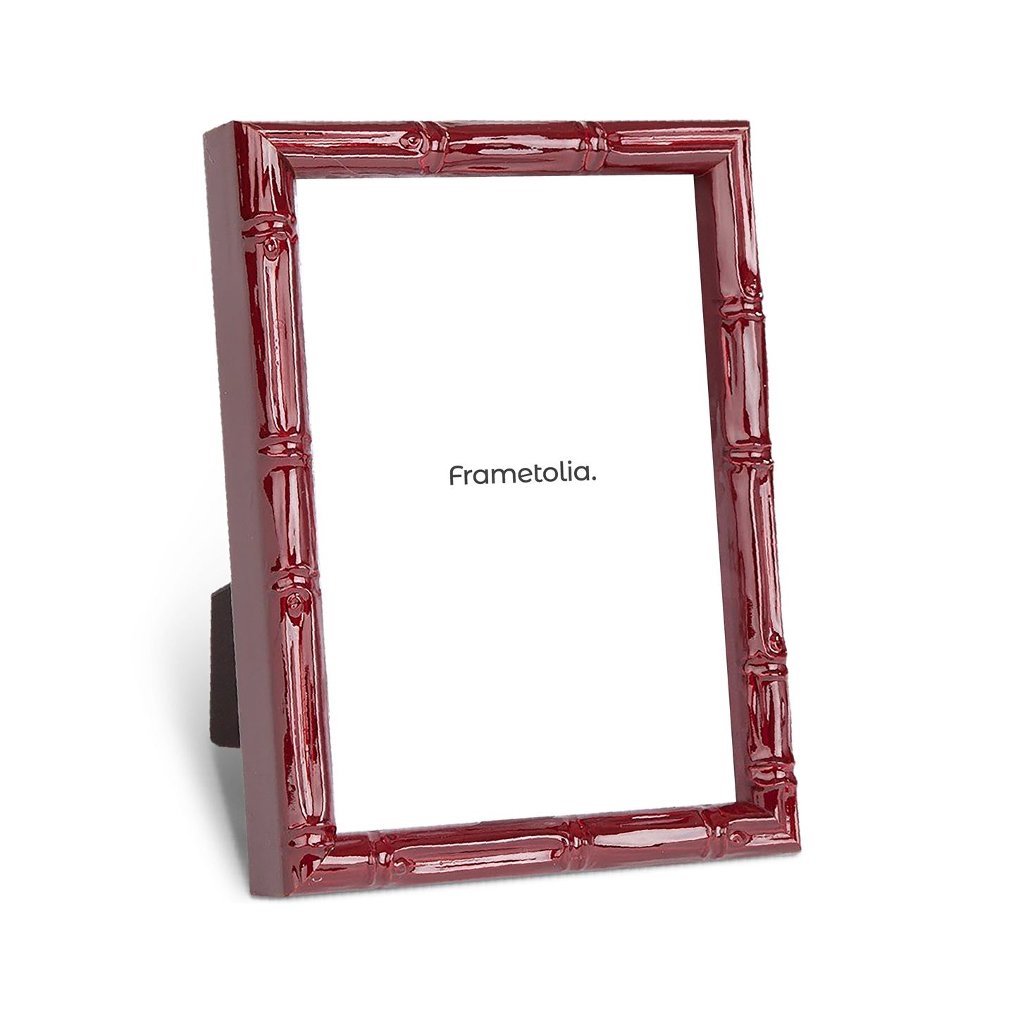 Shimmering Red Moffit Narrow Width Table Top Frame