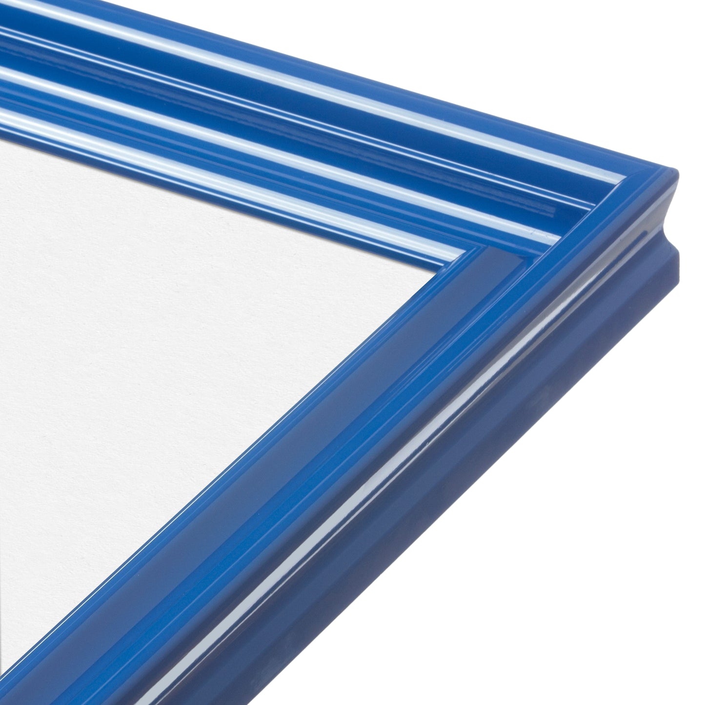 Seaport Blue Wide Width Wall Frame, Set of 4