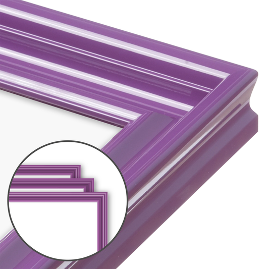 Royal Lilac Wide Width Wall Frame, Set of 3