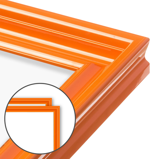 Orange Marmalade Wide Width Wall Frame, Set of 2