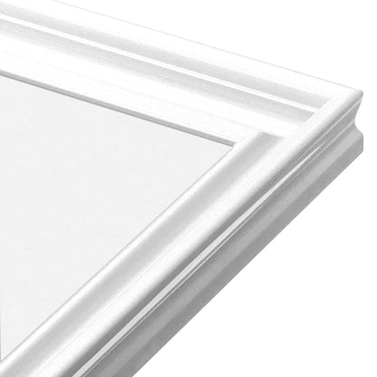 Electric White Gloss Wide Width Wall Frame, Set of 2