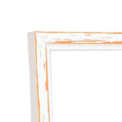 Distressed Melon Narrow Width Table Top Frame