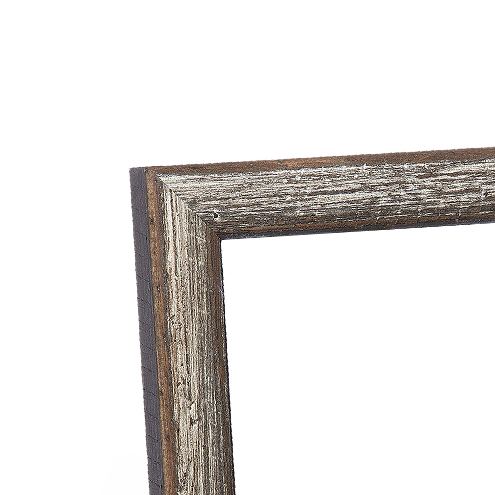 Antique Silver Modern Narrow Width Table Top Frame