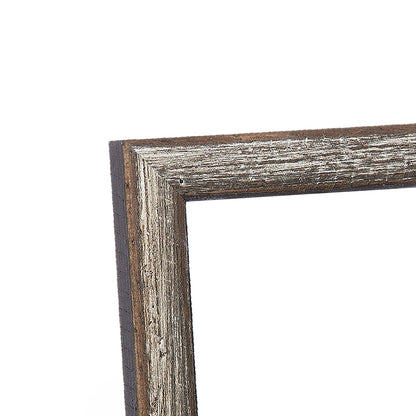 Antique Silver Modern Narrow Width Table Top Frame