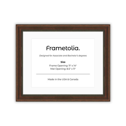 Walnut FAMILY Wall Frame