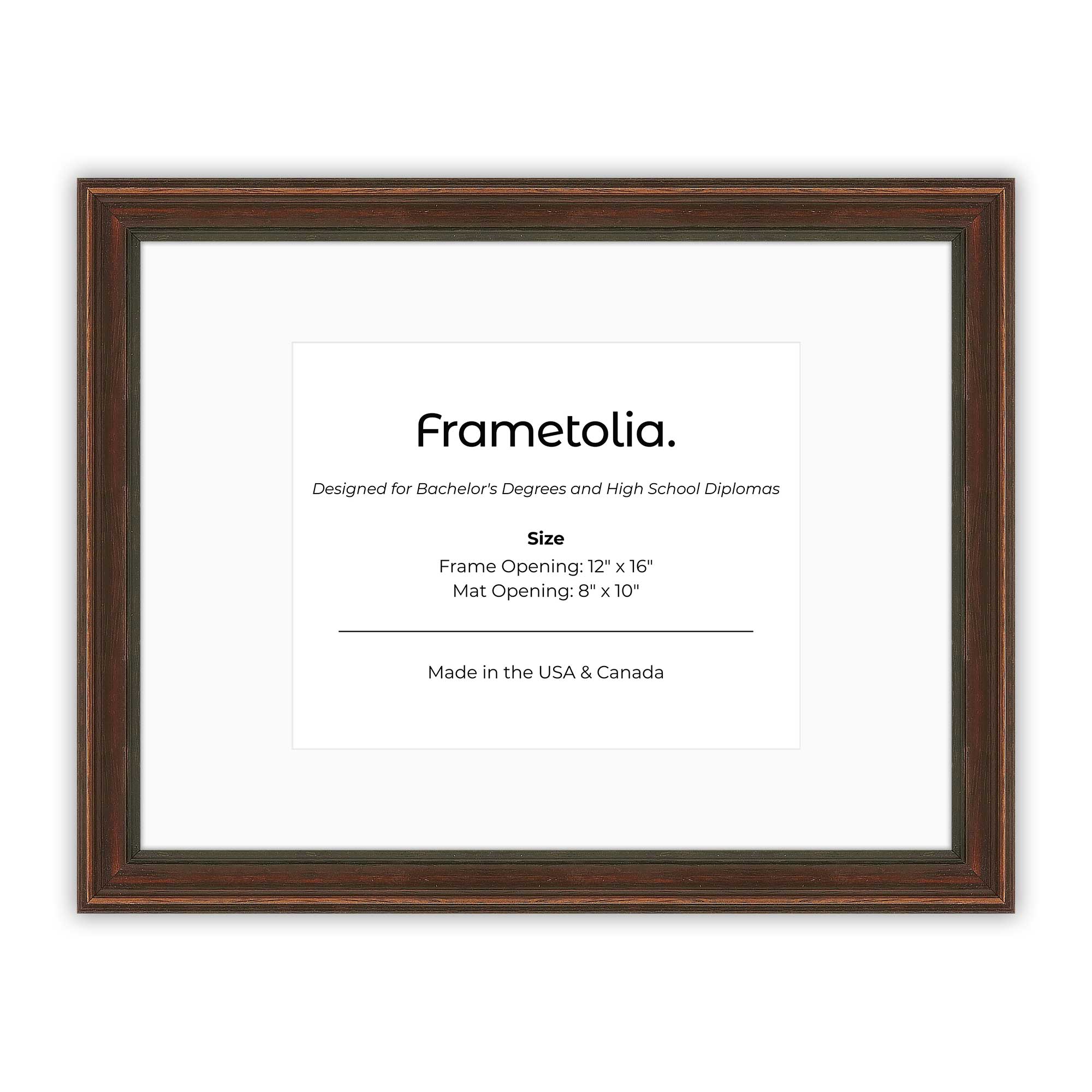 walnut montford diploma frame